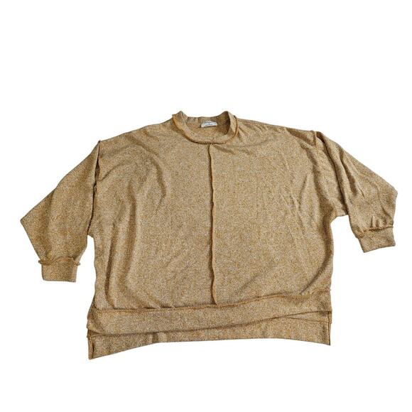 Zenana Women's Dolman Sleeve Mustard Small Sweater - Picture 1 of 8